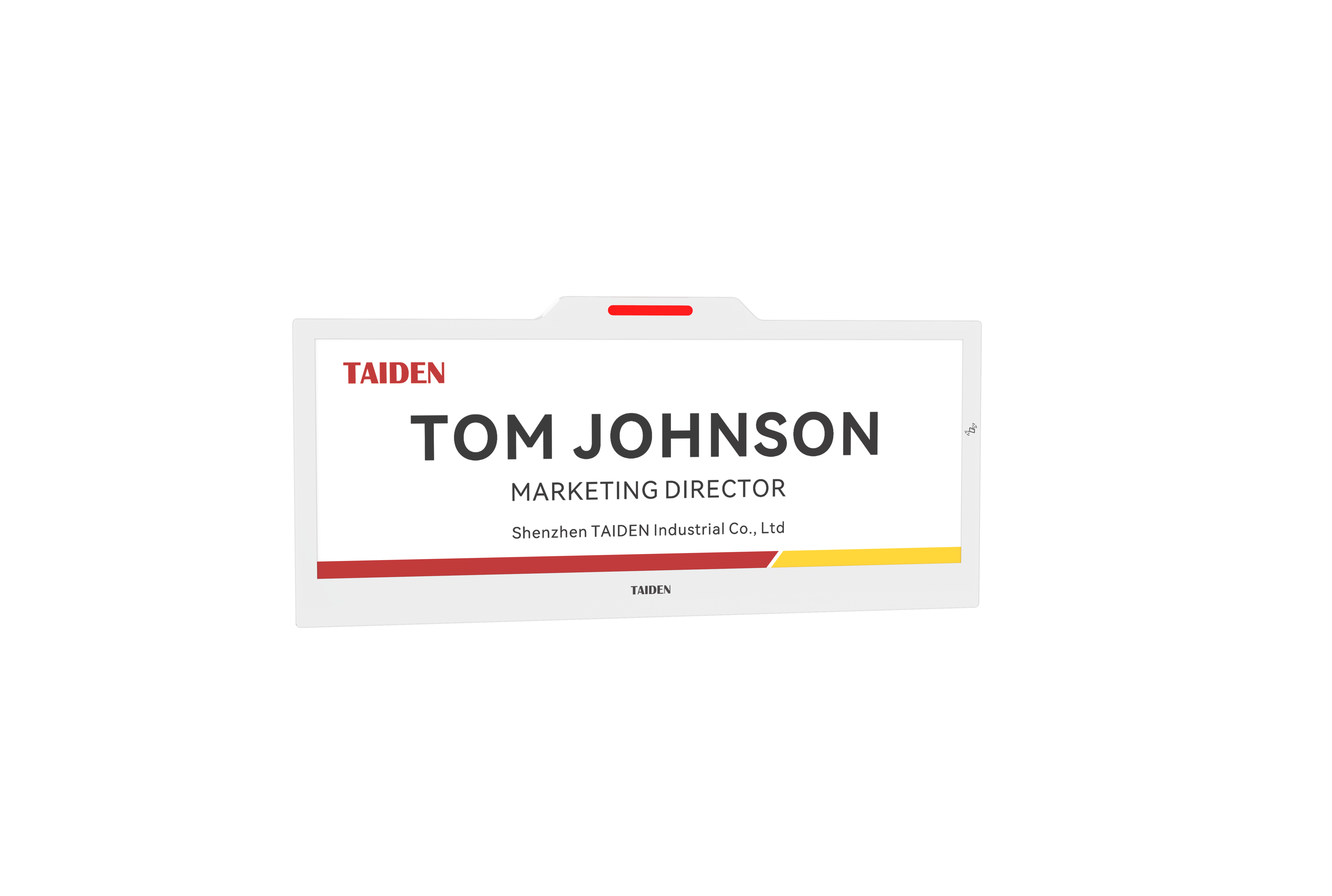 digital name plate